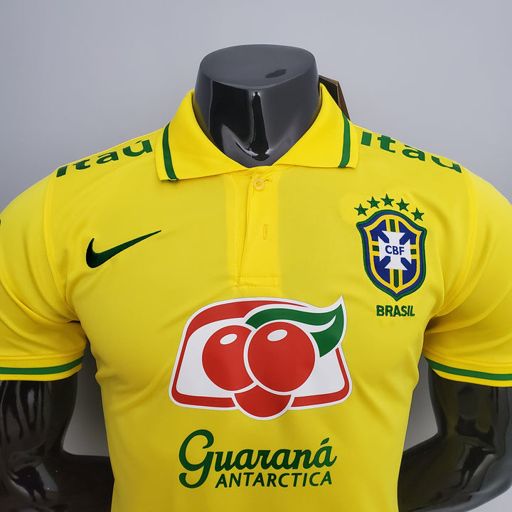 Camisa Polo Seleção Brasileira I 21/22 - Versão Jogador