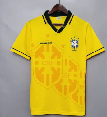 Camisa Seleção Brasileira I 1994- Retrô - Masculina