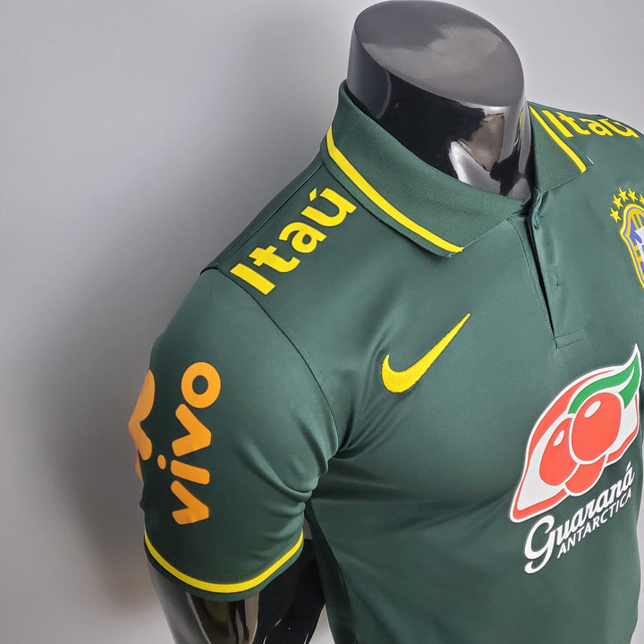 Camisa Polo Seleção Brasileira  21/22 - Versão Jogador