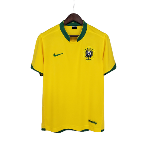 Camisa Seleção Brasileira I 2006 - Retrô - Masculina