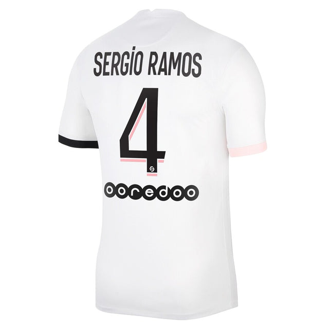 Camisa PSG I - Sergio Ramos - 21/22 - Branca - Masculina